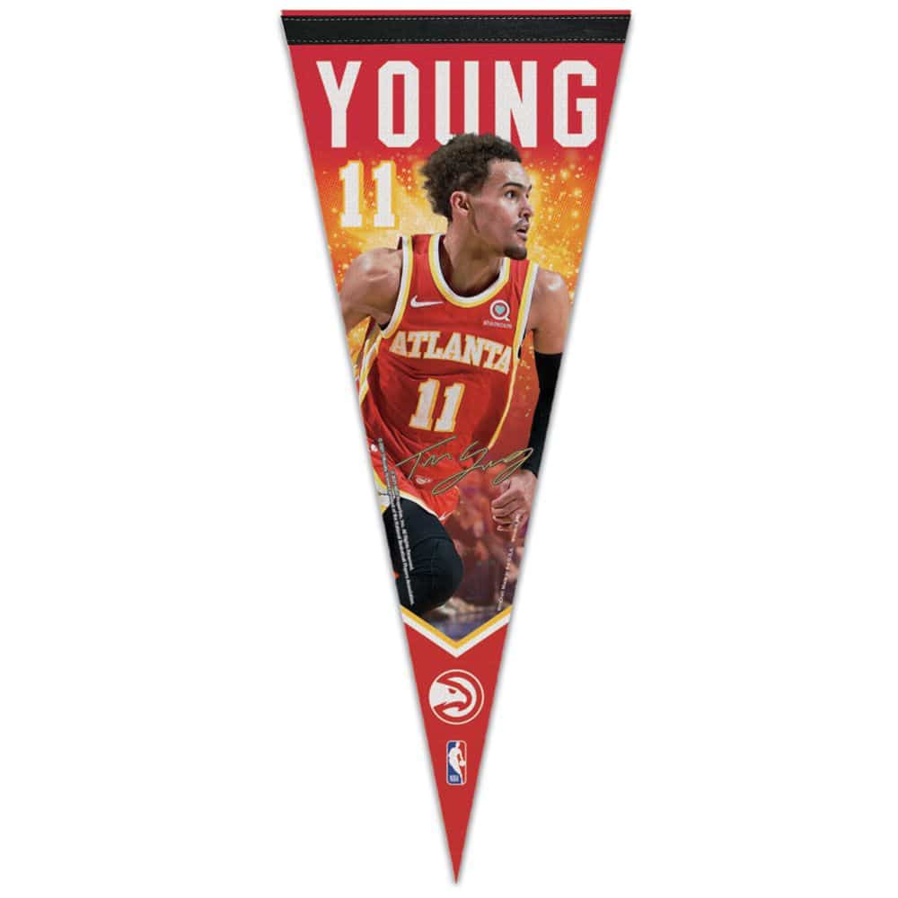 Trae Young Atlanta Hawks Player WinCraft Premium NBA Pennant