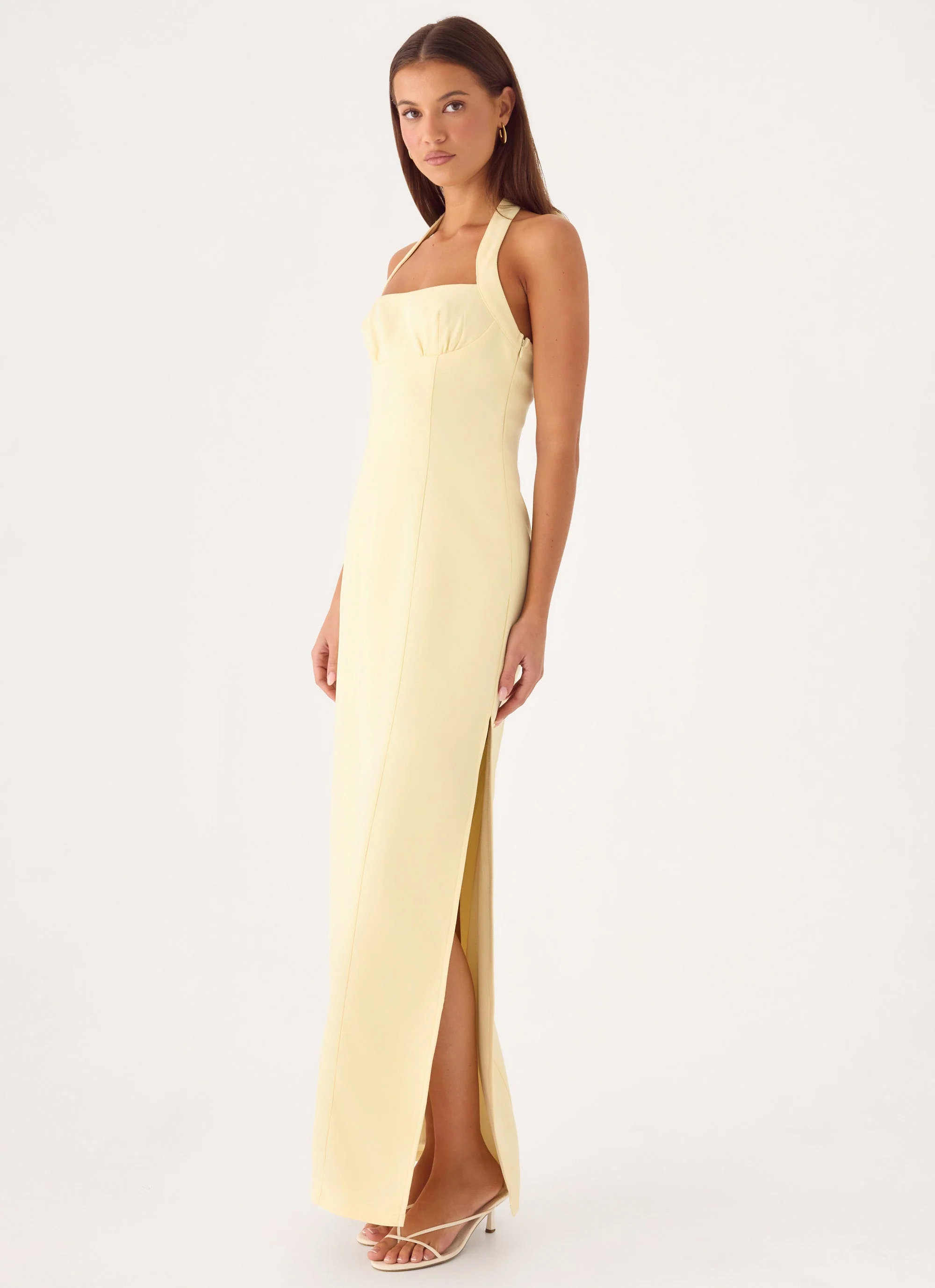 Analeah Maxi Dress - Baby Yellow