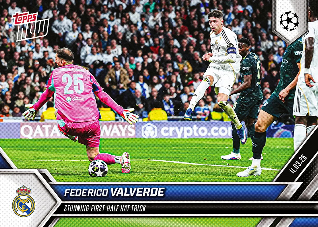 Federico Valverde - 2025-26 UCL Topps NOW® - Card 104 - PR: 1583