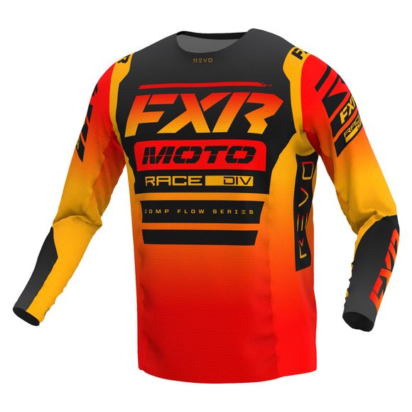 FXR YOUTH REVO COMP cross jersey - Black / OrangeRef: FXR0396