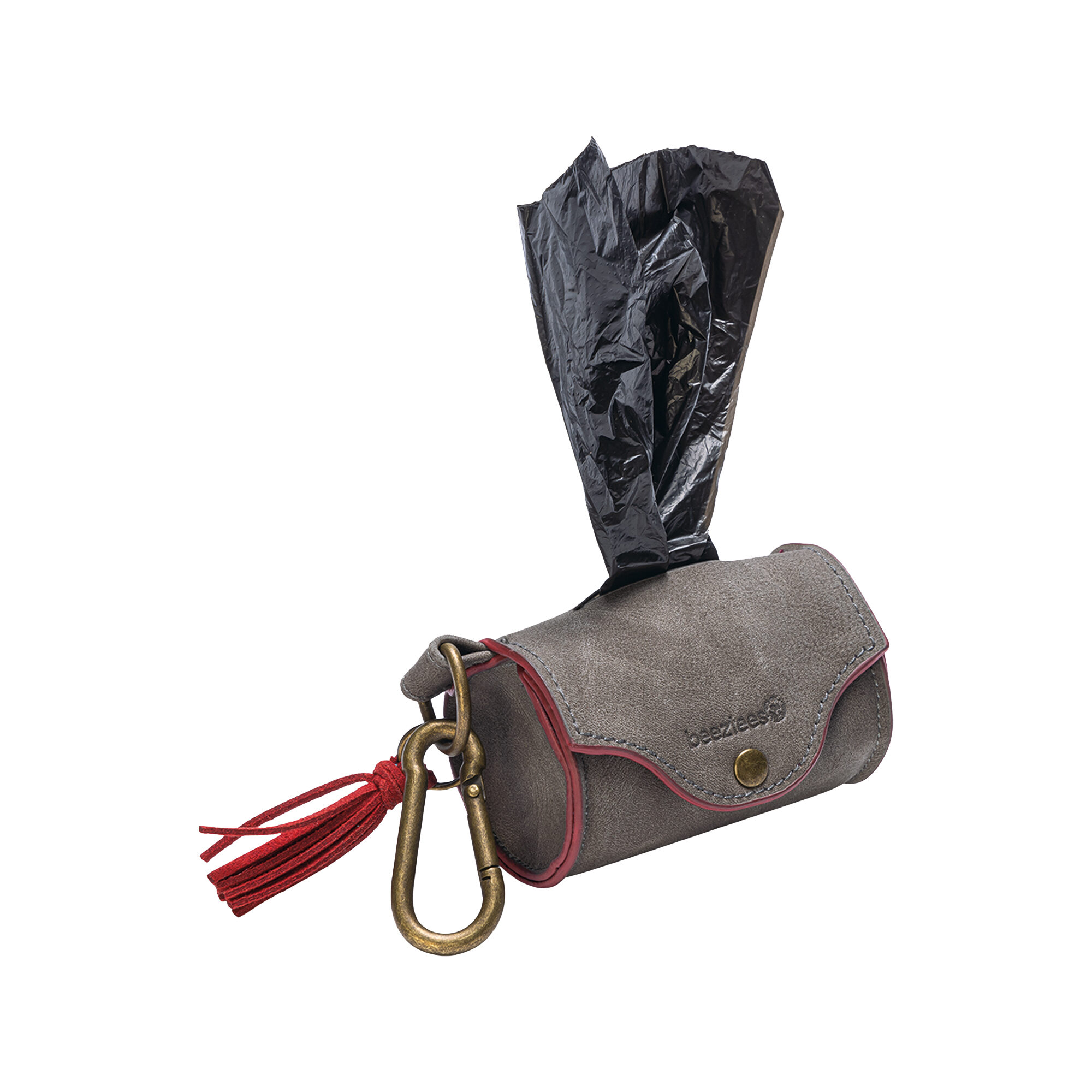 Beeztees Balacron Poop Bag Holder Synthetic Leather - 20 Bags - Brown