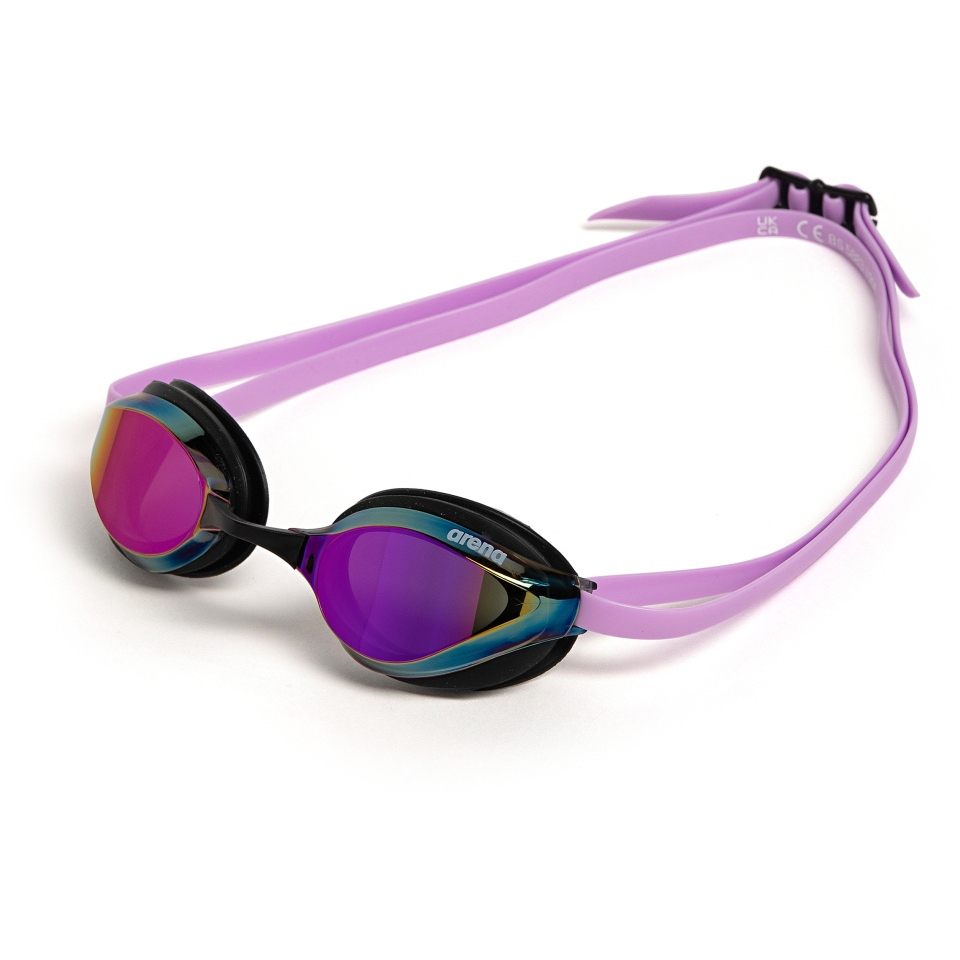 arena Python Mirror Swimming Goggles - Black/Violet