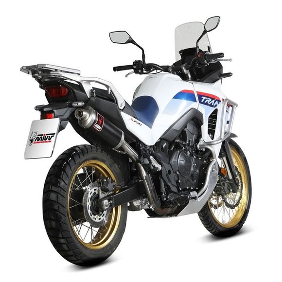 Mivv Dakar black stainless steel silencer - blackHONDA 750 XL 750 TRANSALP - 2023 - 2025Ref: MV9839 / 1124709001