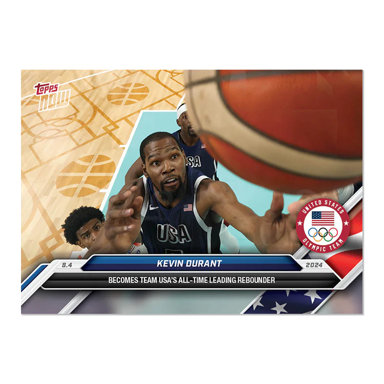 Kevin Durant - 2024 Olympic Games TOPPS NOW® Card 13