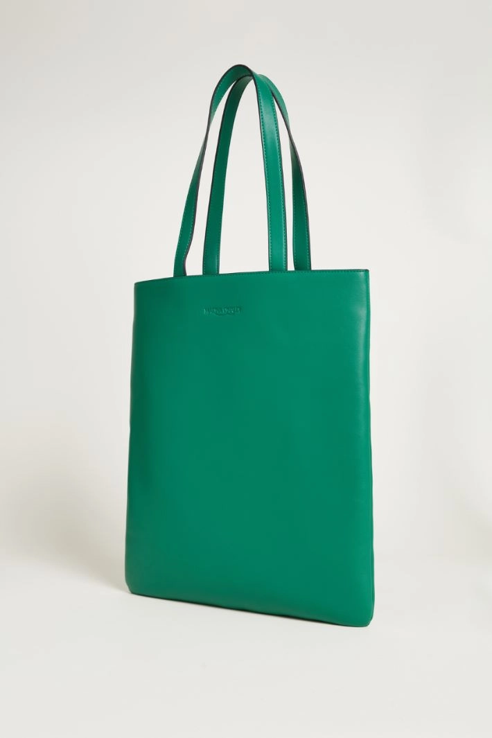 Tote bag with inner pouch - GREEN