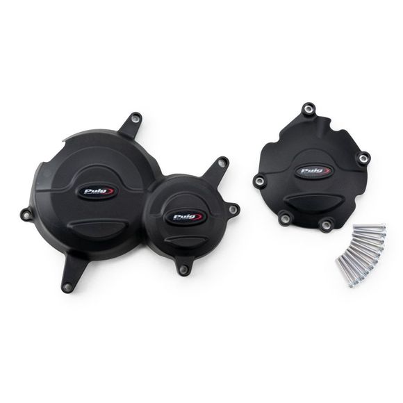 Protection Moteur Puig Kit de 2 pare-carters - NoirRef : PUI0656 / 21451N