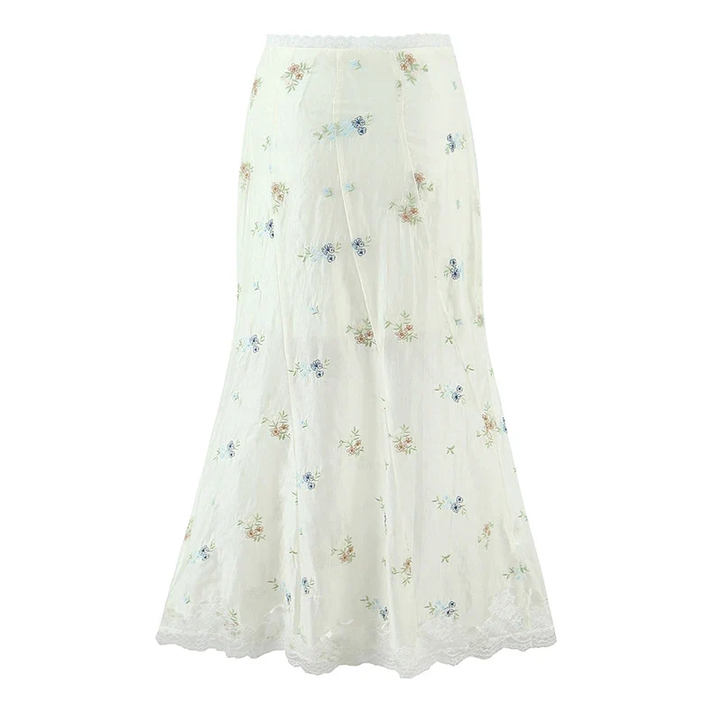 Emery Co-Ord Floral Lace Skirt