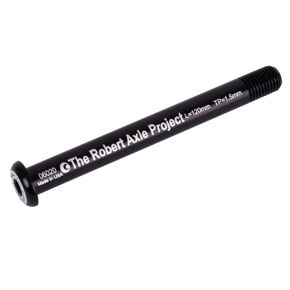 The Robert Axle Project - Lightning Thru Axle for Front Wheel - 12x100mm - M12x1.5 - 120/125mm - LIG505/511