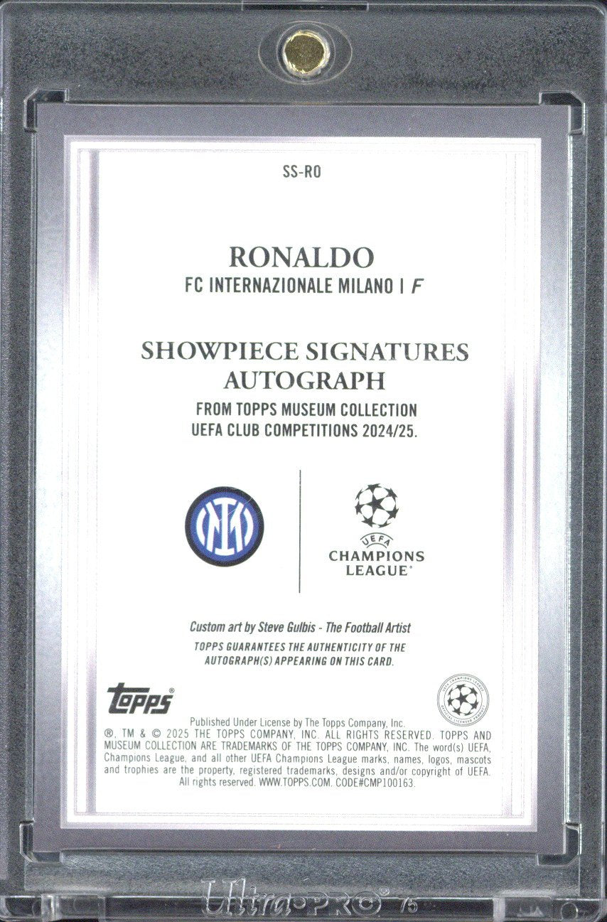 2024-25 Topps Museum UCC Ronaldo Autograph /25