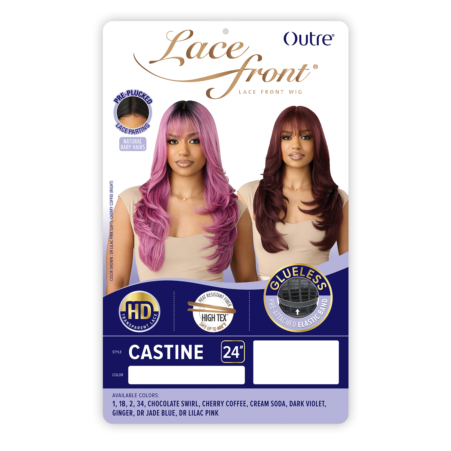 Outre HD Lace Front Wig Glueless Castine