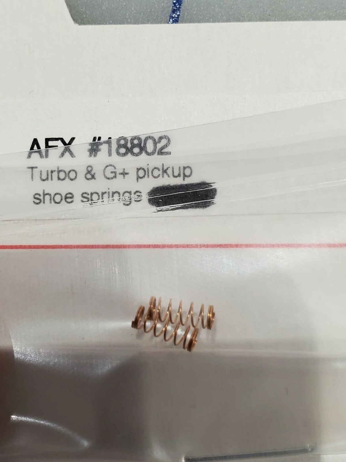 AFX 18802 Turbo G+ pickup shoe spring pair