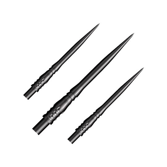 Shot Cone Rocket Steel Dart Tips - Black - 35mm