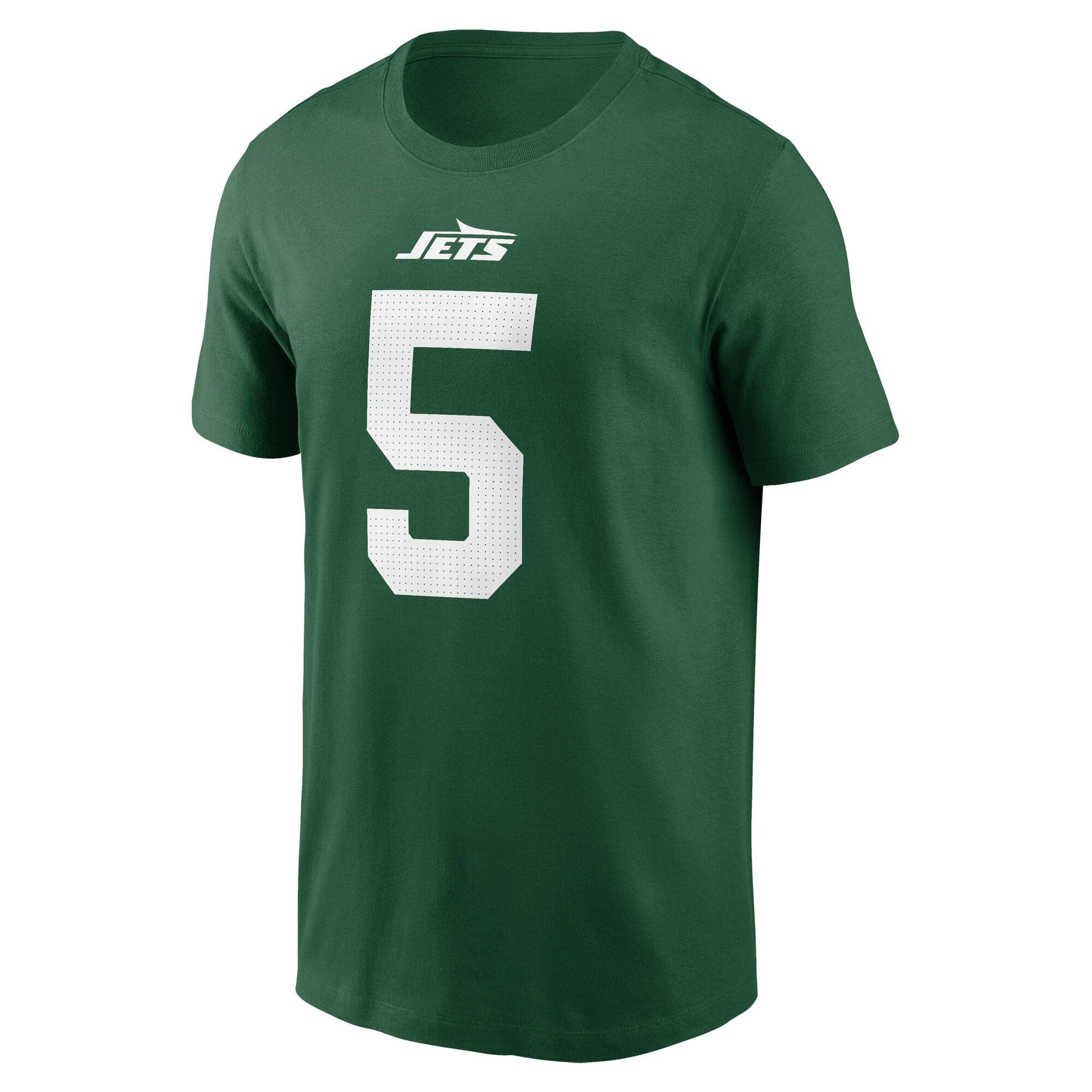 Garrett Wilson #5 New York Jets Nike Player NFL T-Shirt Green