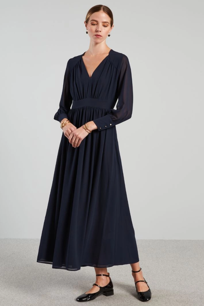 Long sleeved dress - NIGHT BLUE