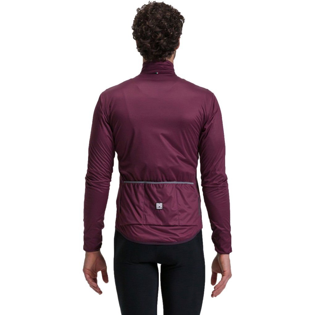 Santini Packable Windbreaker Unisex SP33275NBL - burgundy BU