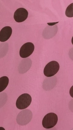 Imali Mini Dress - Pink/Choc Polka