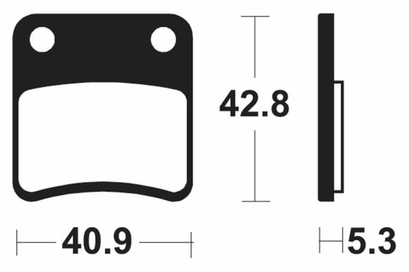 Tecnium organic road brake pads - MA379Ref: Te00629A / 1022498