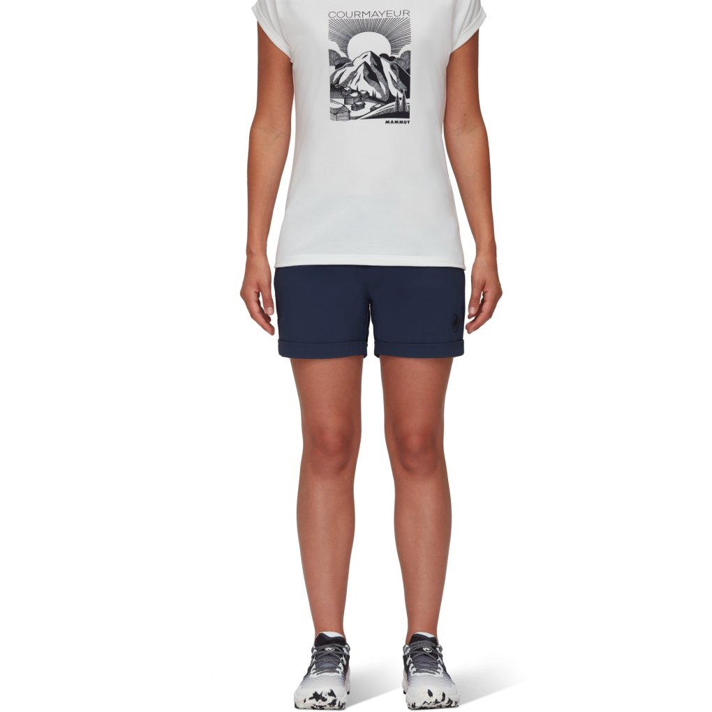Mammut Runbold Roll Cuff Shorts Women - marine