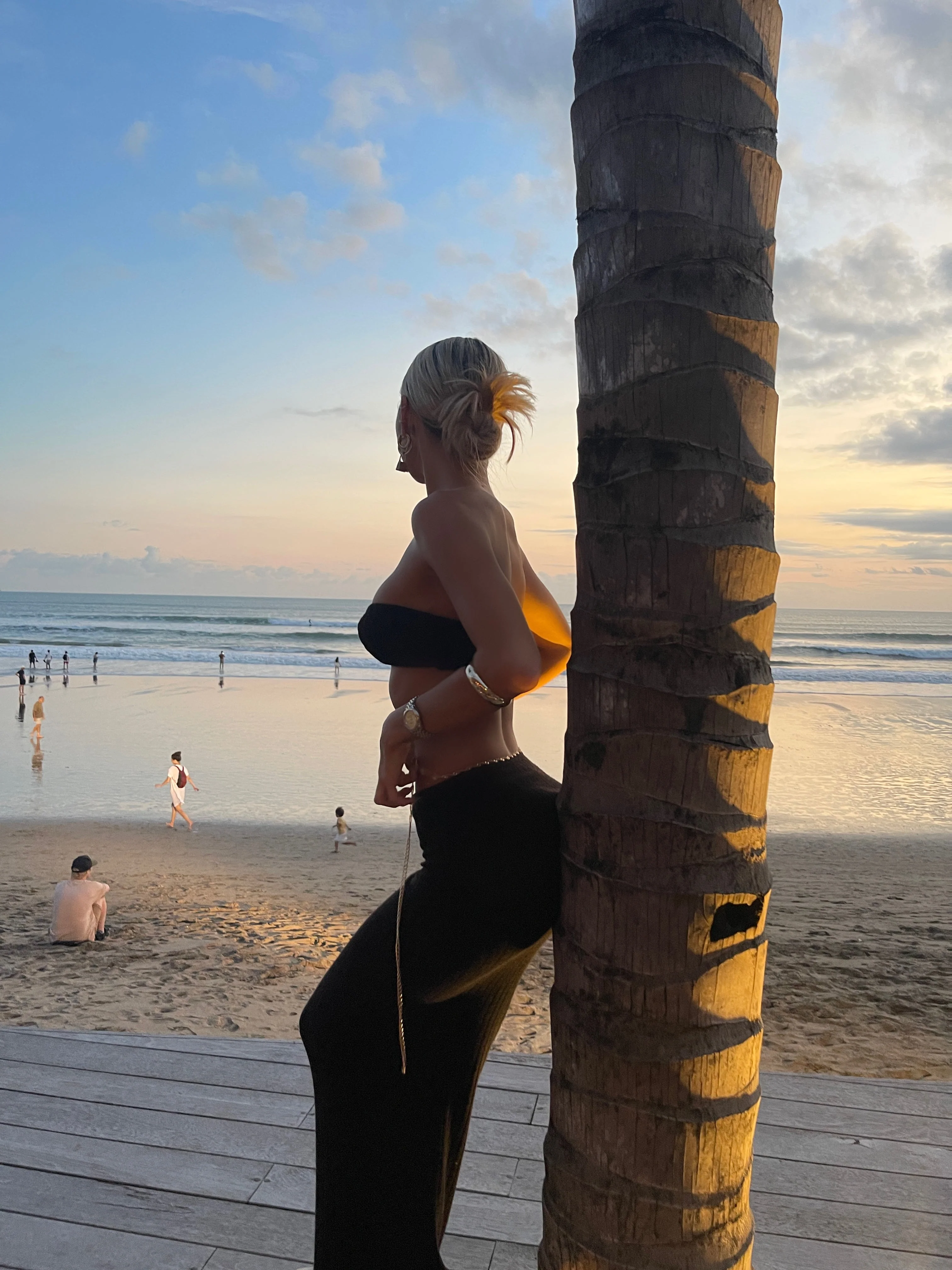 Tulum Crop Top Black