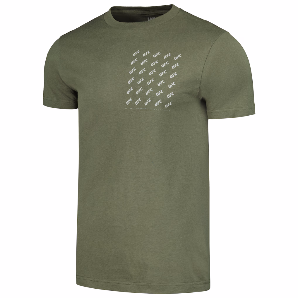Men's Olive UFC Raining Punches T-Shirt