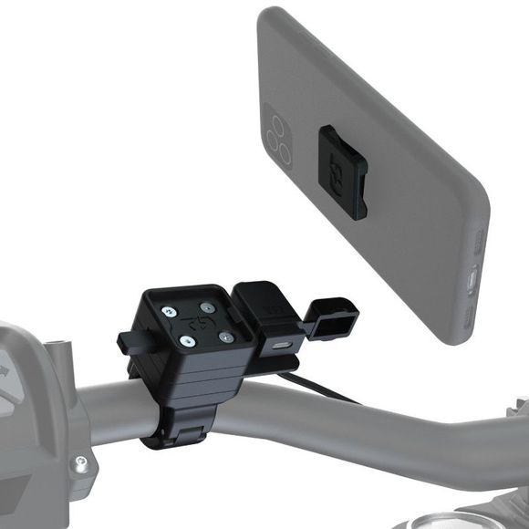 Oxford Cliqr Usb Type C Smartphone Holder Handlebar Mount - BlackRef: Od0520 / Ox869