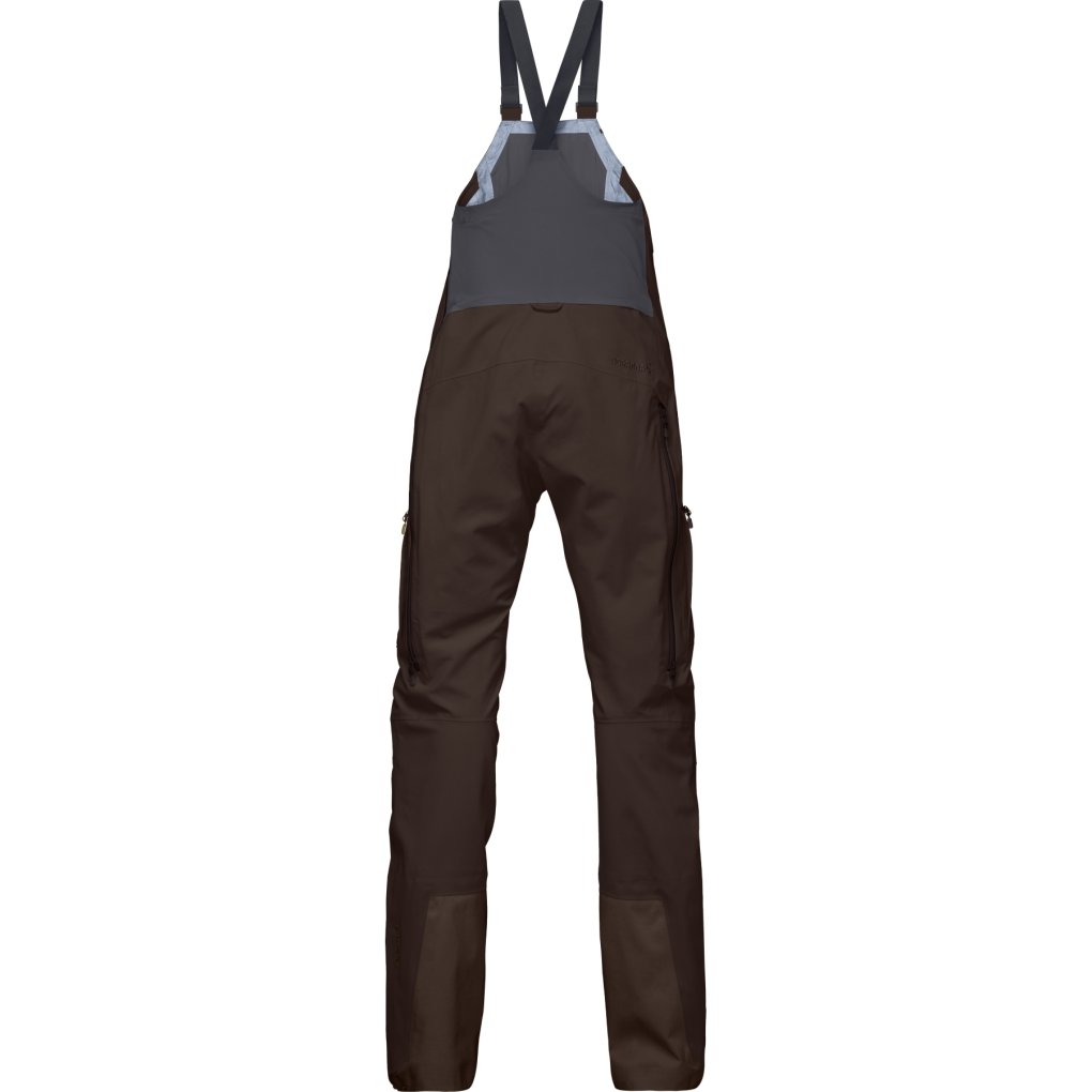 Norrona tamok Gore-Tex Performance Shell Bib Pants Women - Coffee Bean