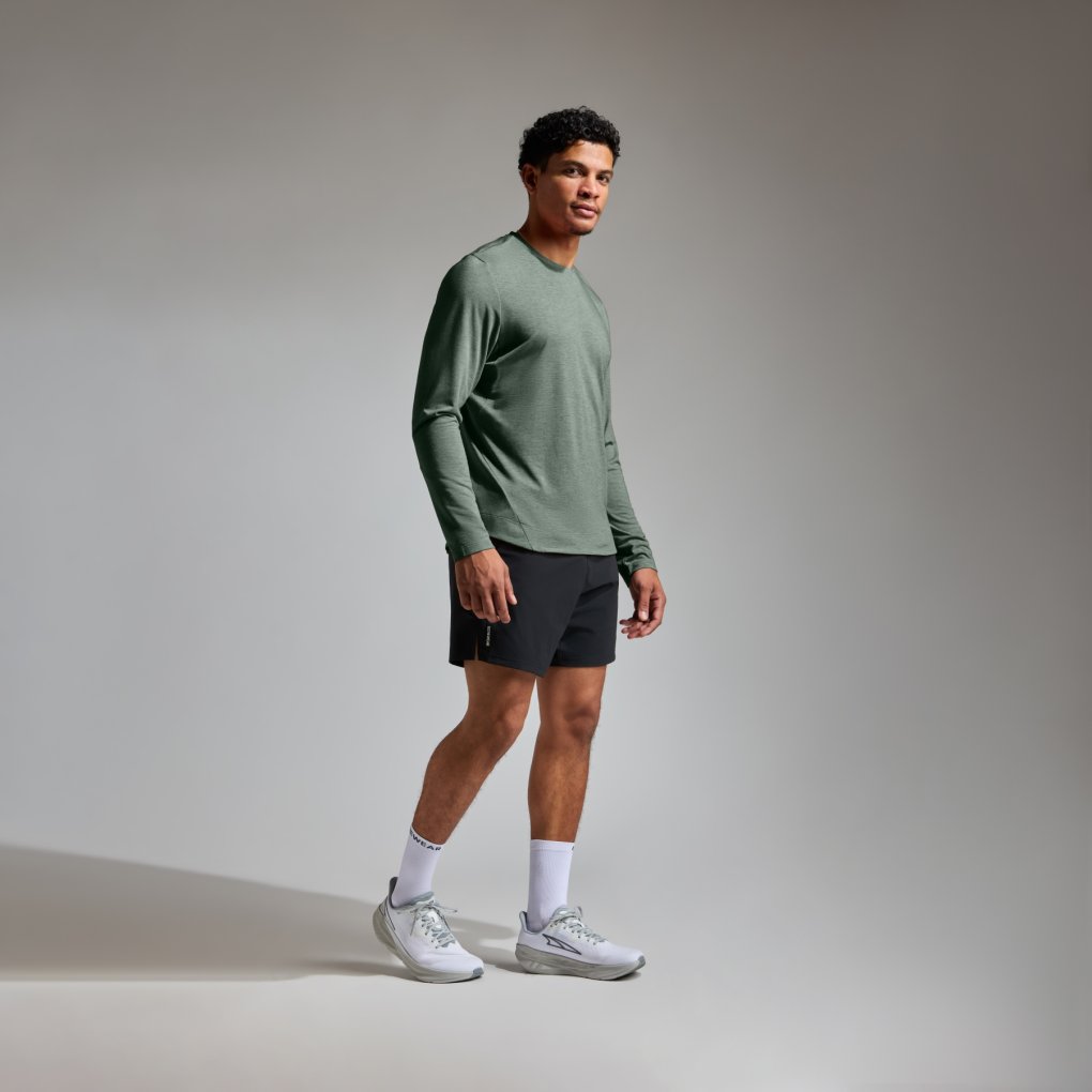 GOREWEAR Training Long Sleeve Tee Men - slate green DH00
