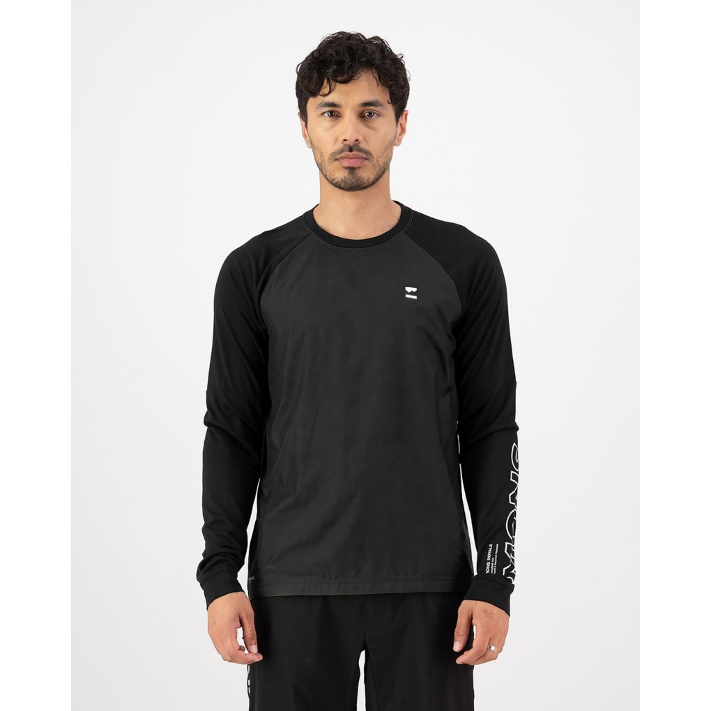 Mons Royale Tarn Merino Wind Bike Jersey Men - black