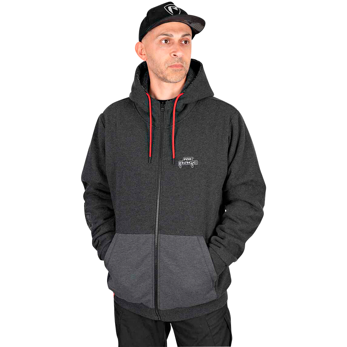 Fox Rage Reversible Sherpa Hoody Men (Black)