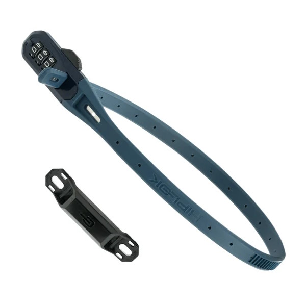 Hiplok Z-Lok Combo V2 45 cm Armored Tie Lock with Combination Lock - blue
