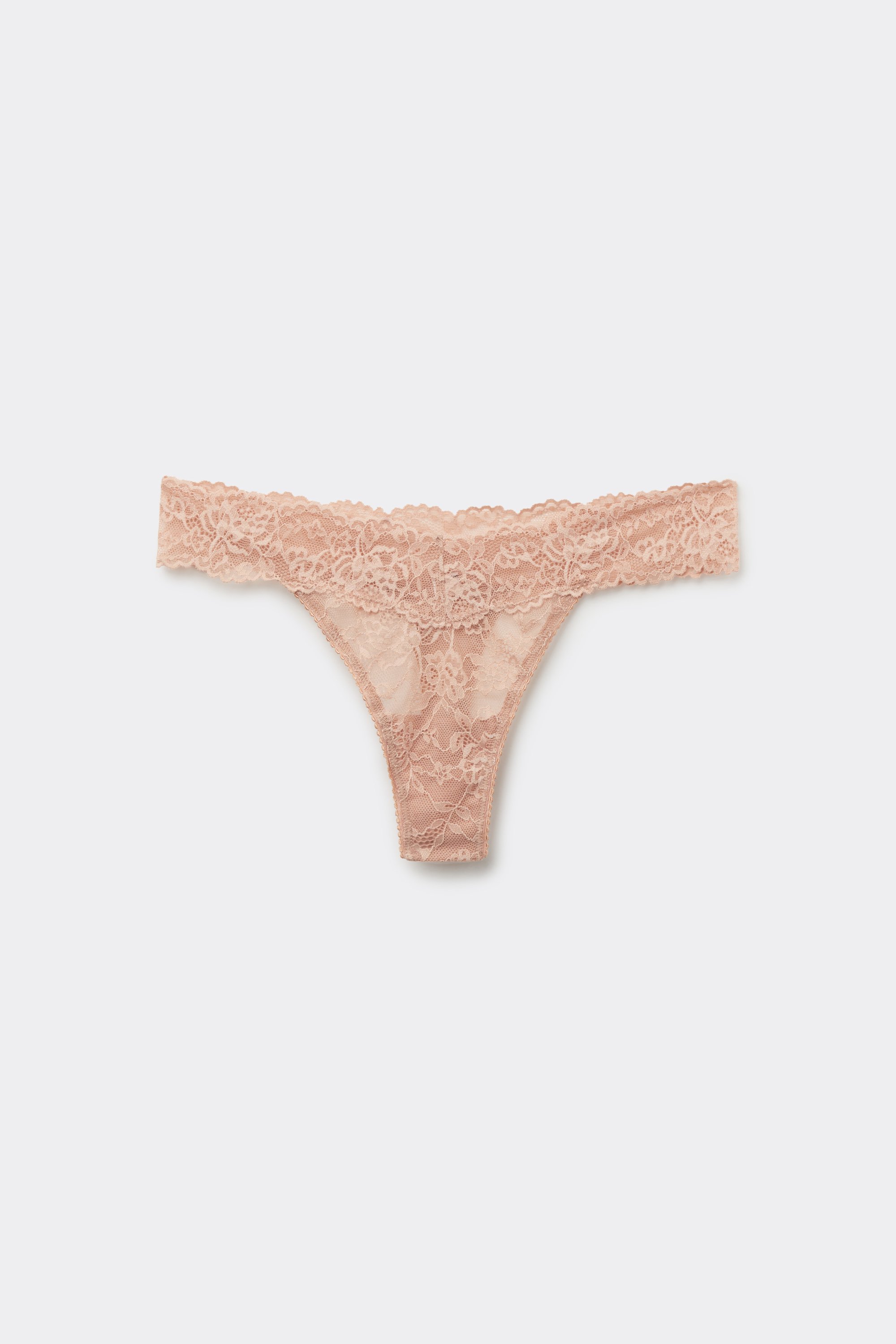 High-Cut Recycled Lace G-String