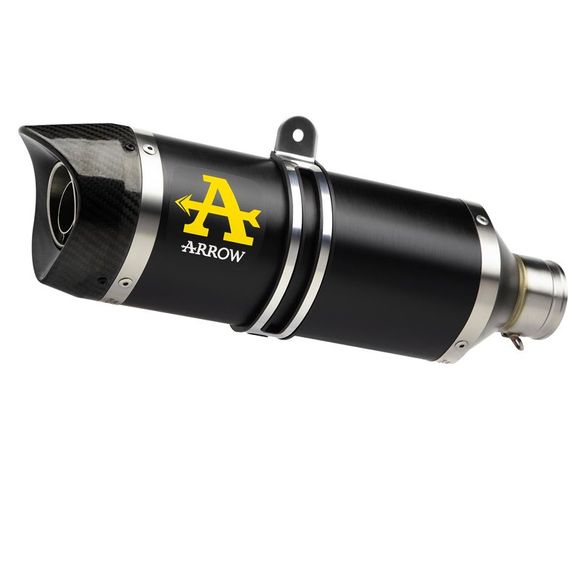 Arrow Thunder Alu Dark silencer carbon end cap - BlackRef: AW0347 / 71892AKN