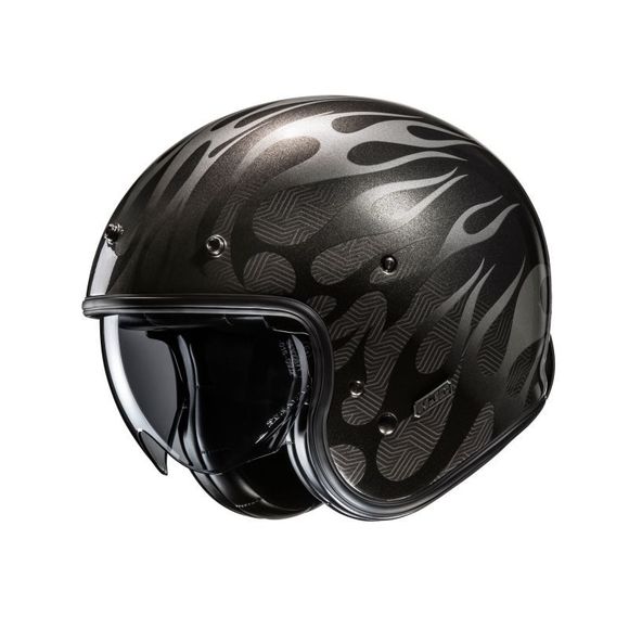 HJC V31 jet helmet - FIRO - Black / GrayRef: HJ1392