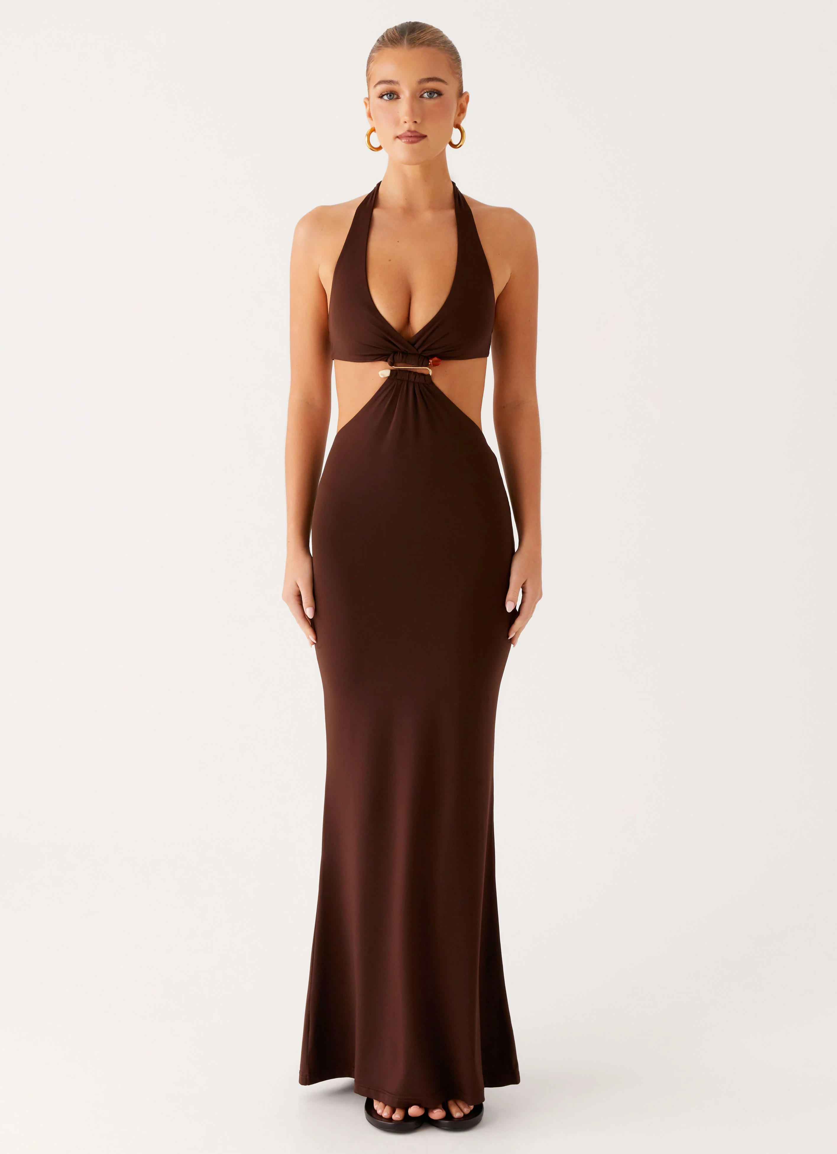 Shawnie Maxi Dress - Chocolate
