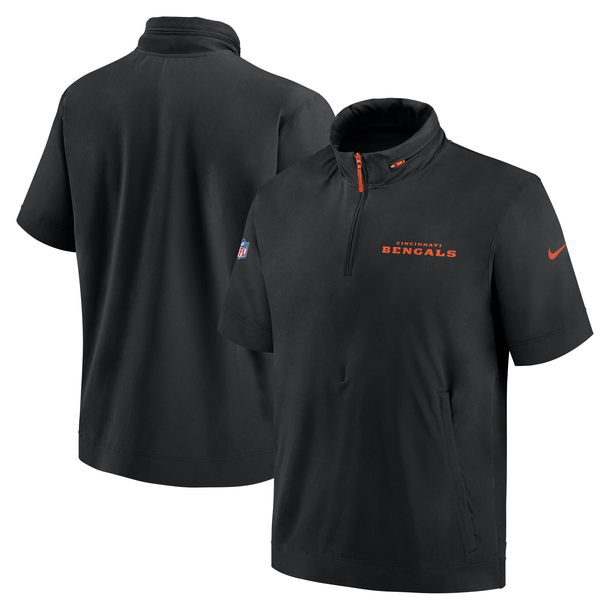 Cincinnati Bengals 2024 NFL Sideline Nike Lightweight Coach Jacket Black