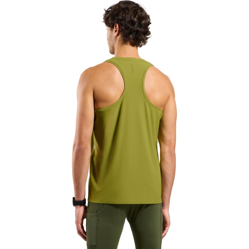 Odlo Zeroweight Chill-Tec Running Tank 2.0 Men - guacamole