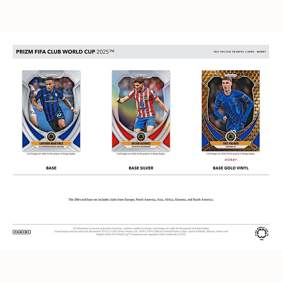 2025 Panini Prizm FIFA Club World Cup Football Hobby Box