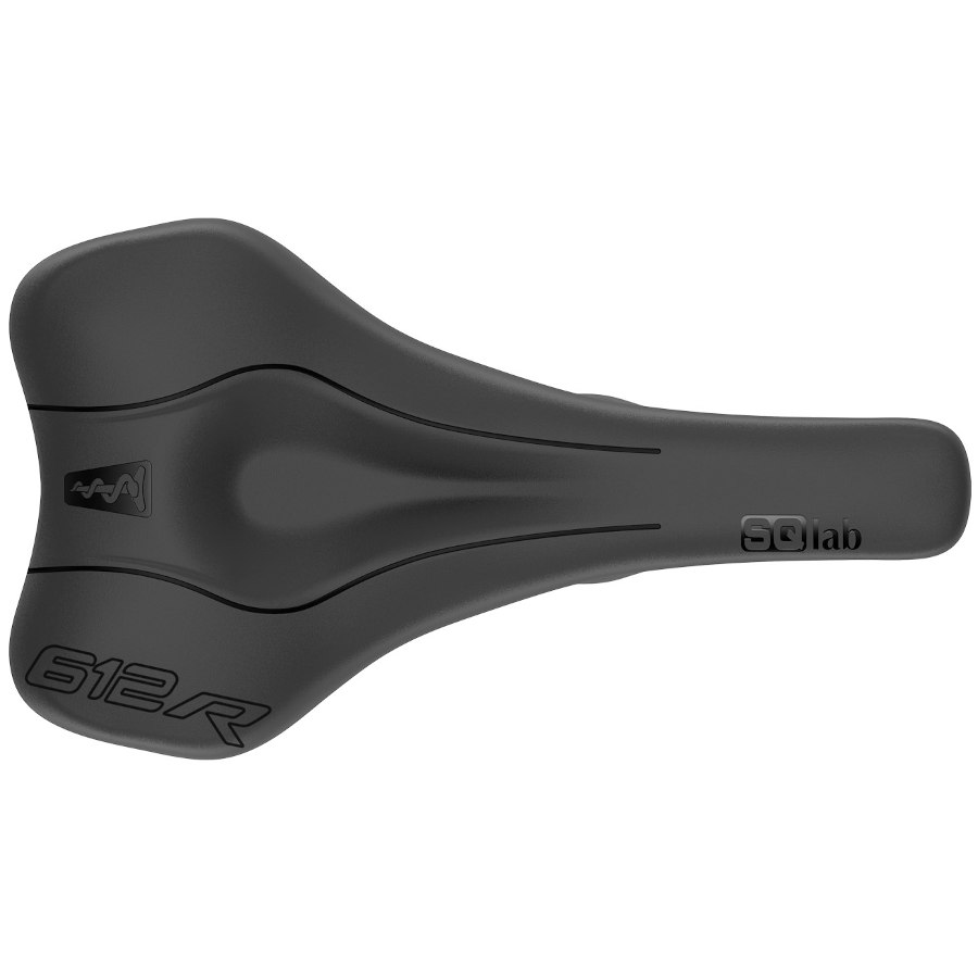 SQlab 612 Ergowave R Saddle - S-Tube - black