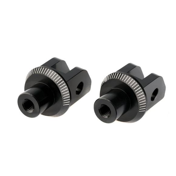 Puig Pilote Footrest Adapter for PUIG Footrests - BlackRef: PUI0351 / 20996N
