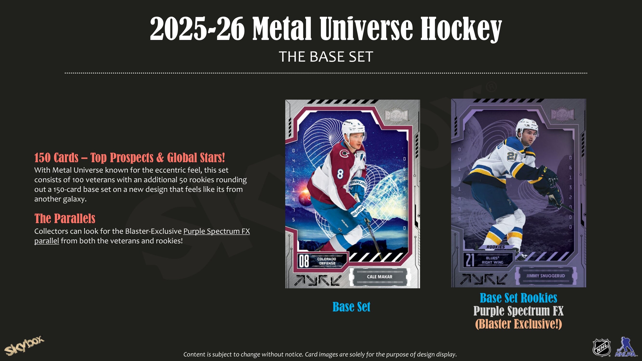 2025/26 Upper Deck Skybox Metal Universe Hockey NHL Blaster Box