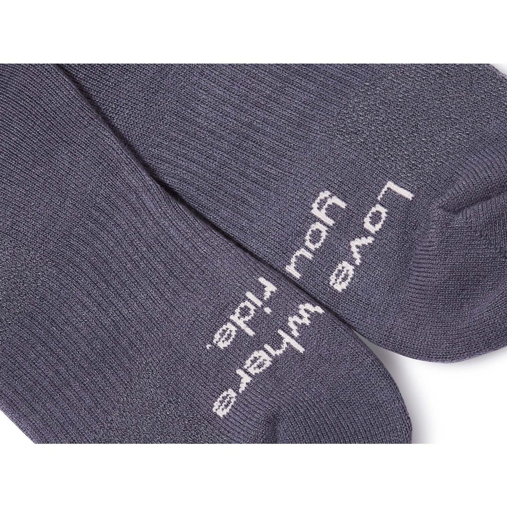QUOC All Road Cycling Socks - charcoal
