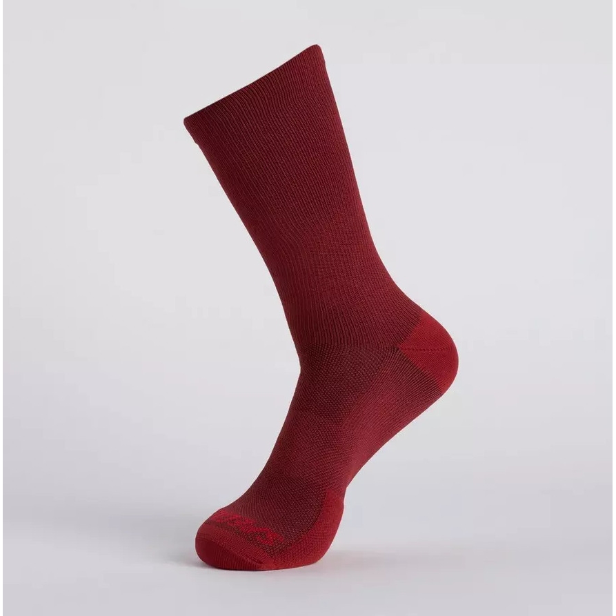 Specialized Soft Air Tall Logo Socks - garnet red