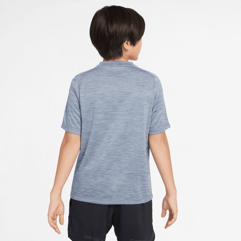 Nike Multi Dri-FIT Short-Sleeve Top Kids - world indigo/celestine blue/white HJ3771-499