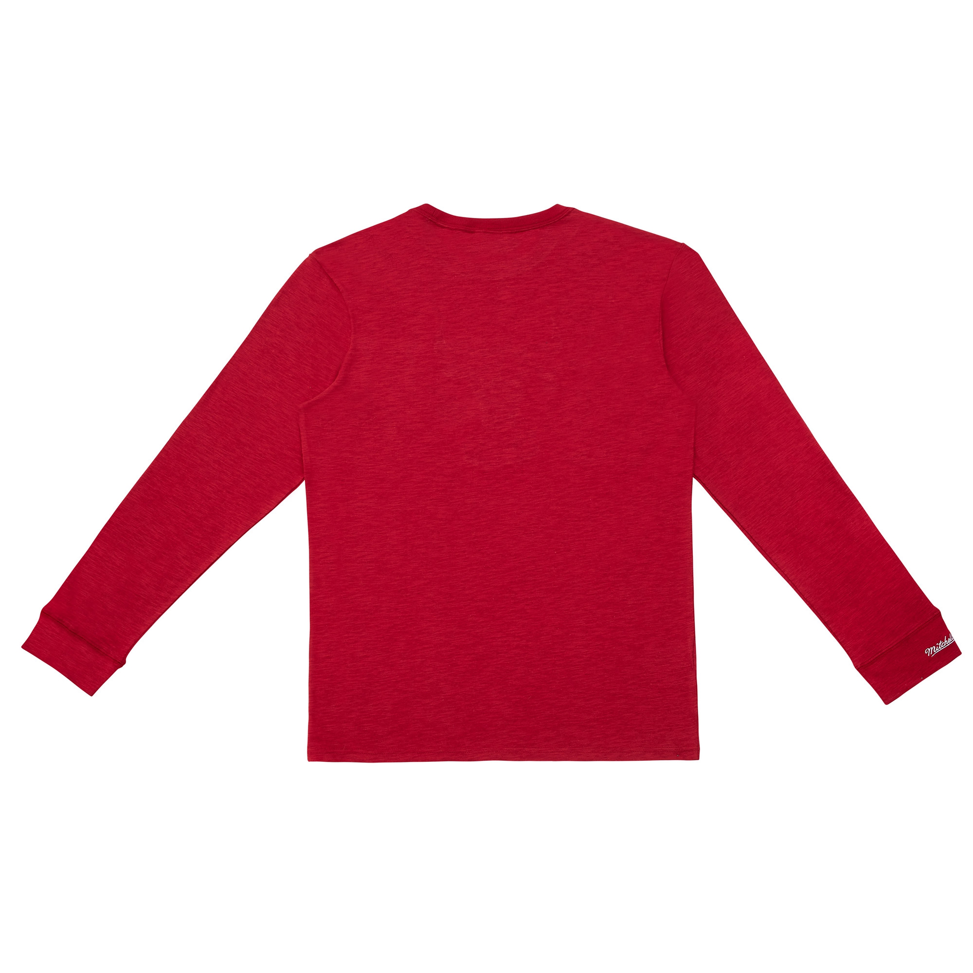Chicago Bulls Mitchell & Ness Legendary Slub NBA Long Sleeve Shirt Red