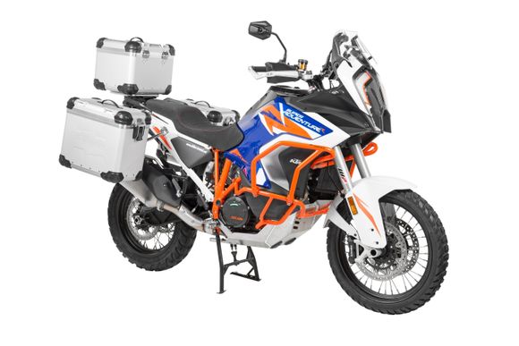 Touratech suitcase Complete kit ZEGA Evo 38/45 - Gray support included - Gray anodizedRef: Trt01674A / 01-373-6836-0