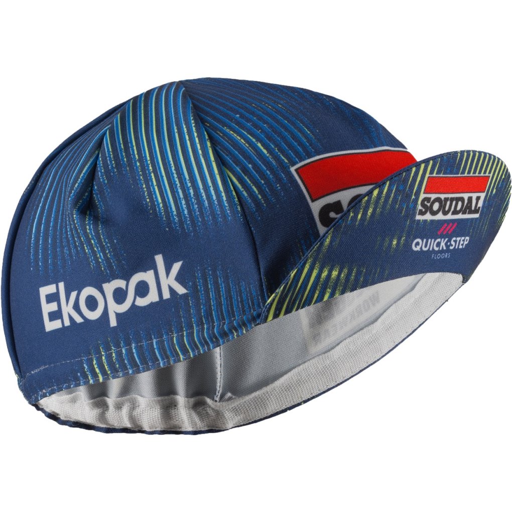 Castelli Cycling Cap Team Soudal Quick-Step - blue/electric lime 051