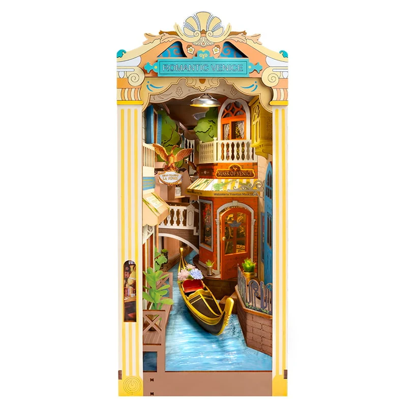 Romantic Venice Book Nook & Wonderland - Stories in Books Robotime TGB08
