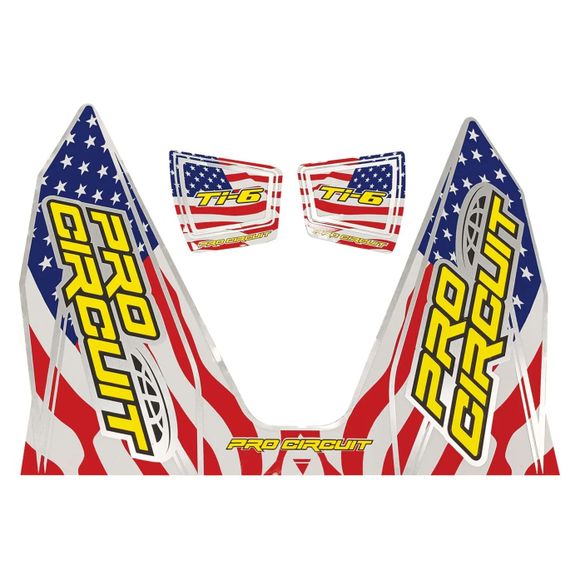 Pro Circuit Stickers Ti6 Universal StarsandstripesRef: PC0103 / 18602280