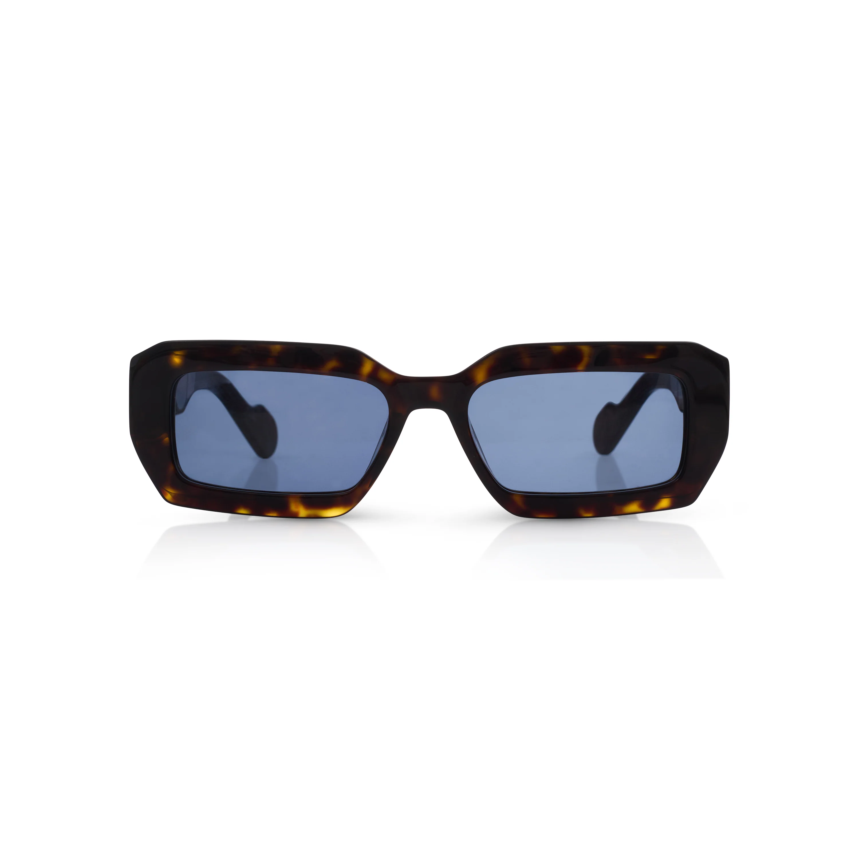 Square Real Madrid Acetate Sunglasses Tortoiseshell
