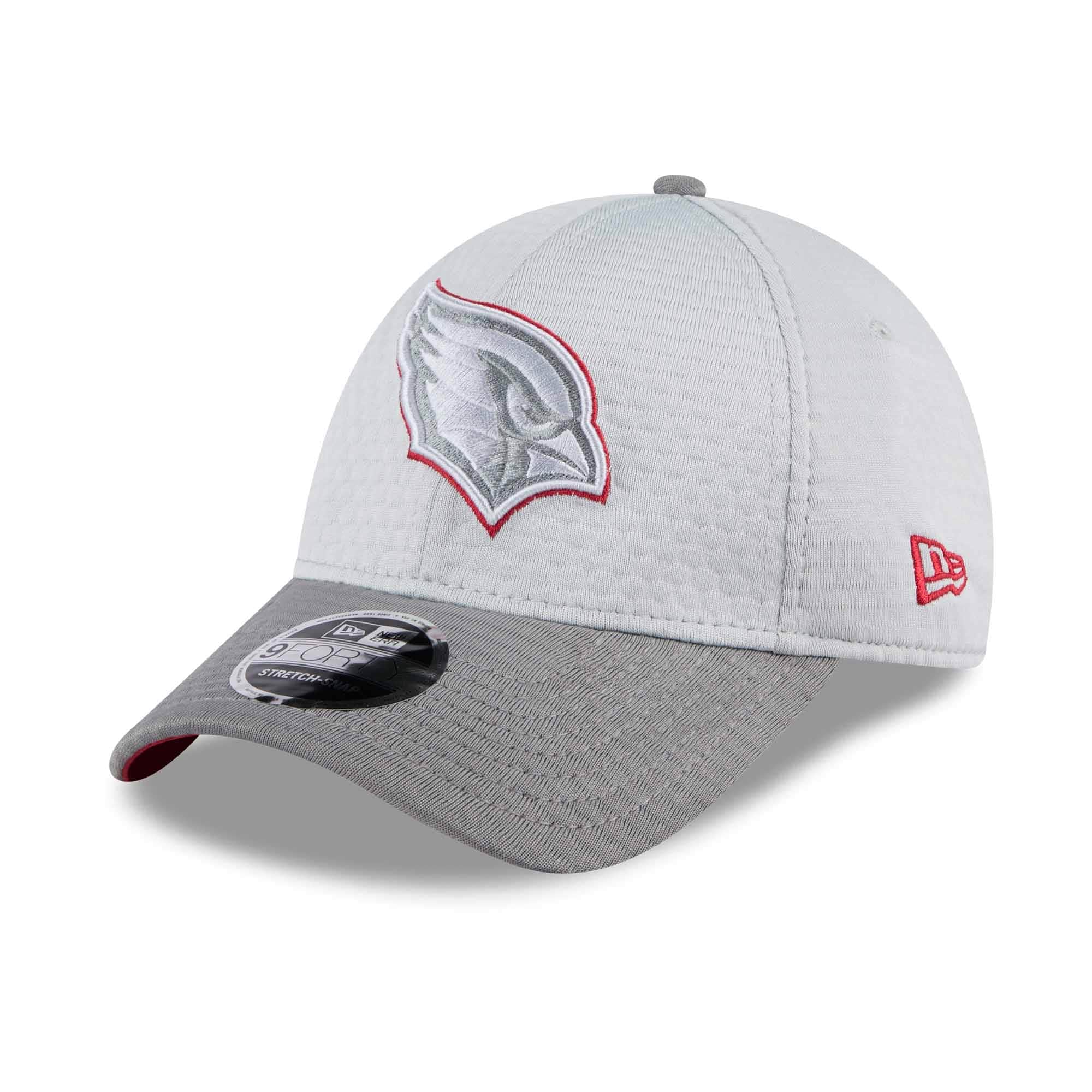 Arizona Cardinals 2024 NFL Training Camp New Era Stretch-Snap 9FORTY Cap Gray